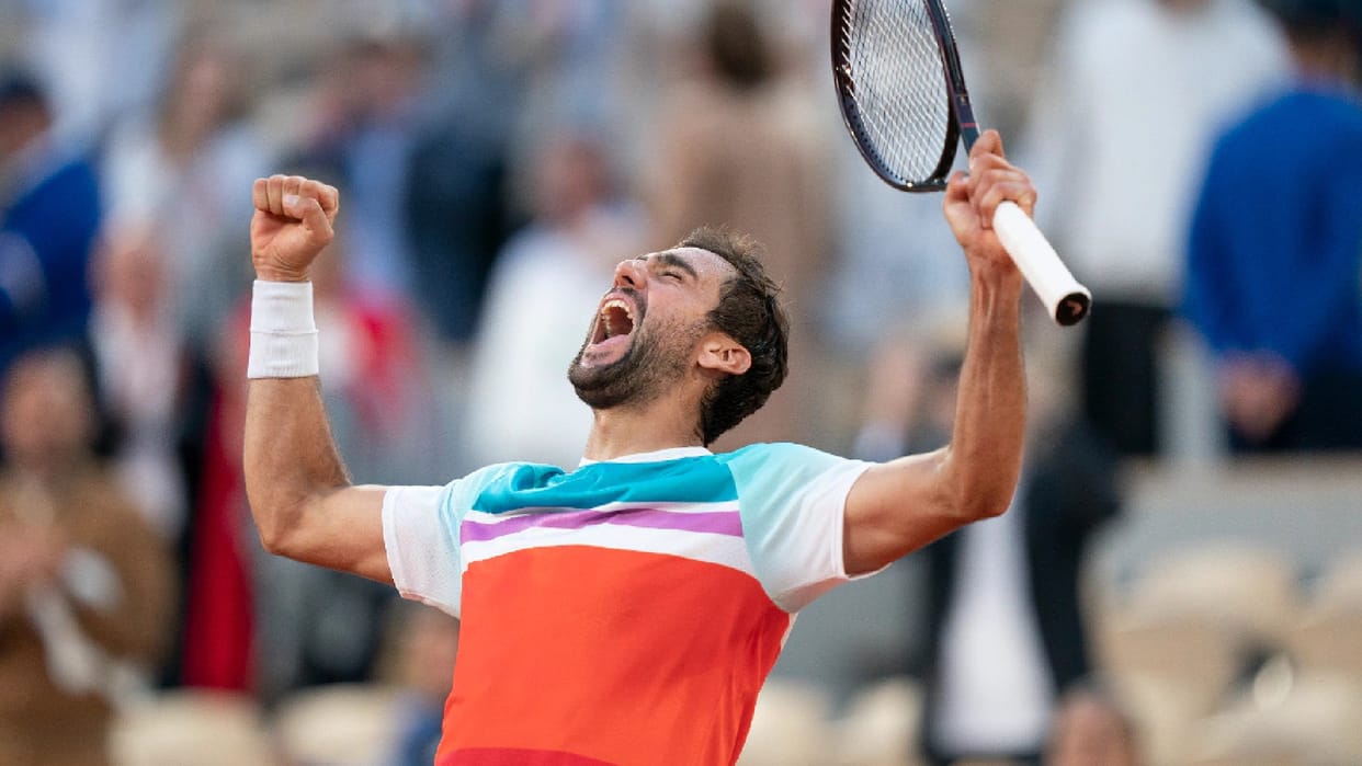 French Open Marin Cilic beats Andrey Rublev after Daniil Medvedev will face Casper Ruud in the semi-finals
