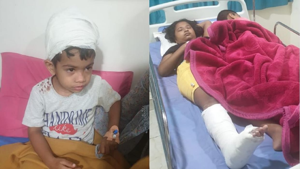 Three children injured due to breaking of swing in Bahadurgarh