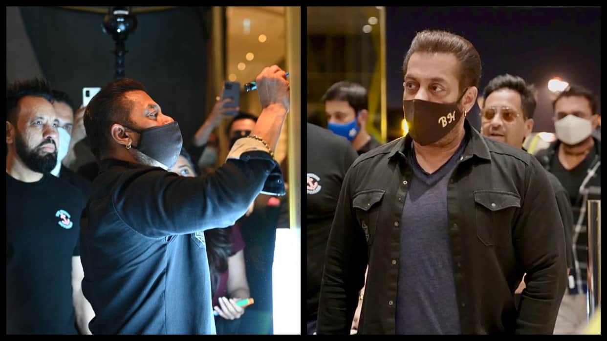 IIFA 2022 begins at Yas Island Abu Dhabi Salman is greeted by his fans Devi Sri Prasad to perform