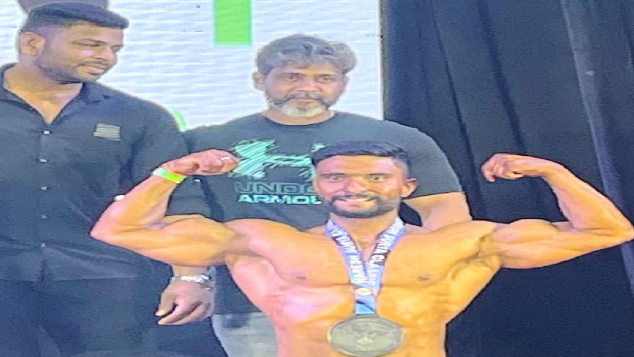 Ishant Sharma of Sundernagar shines his name in body building