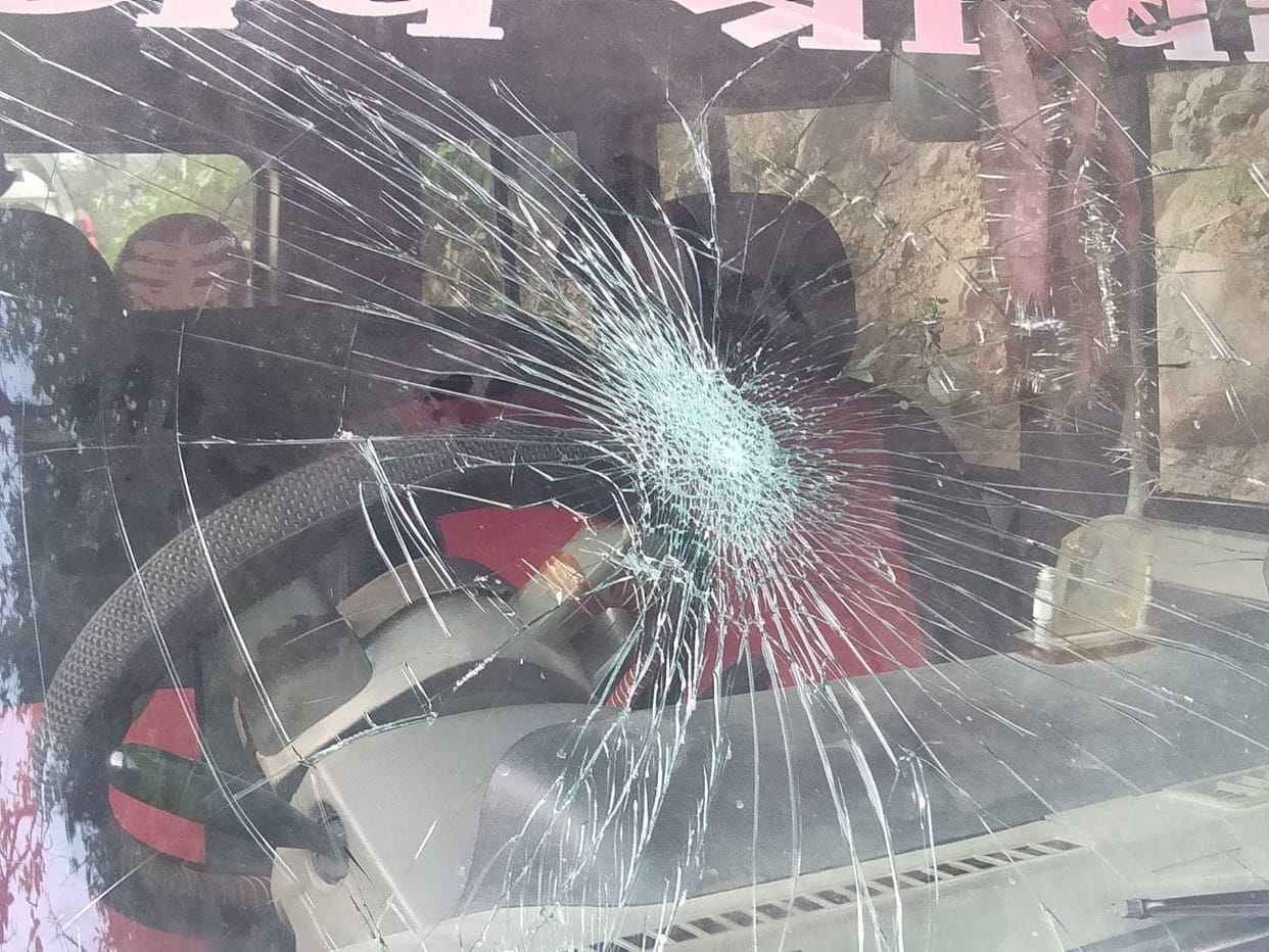 Glass Braked By Unknown People