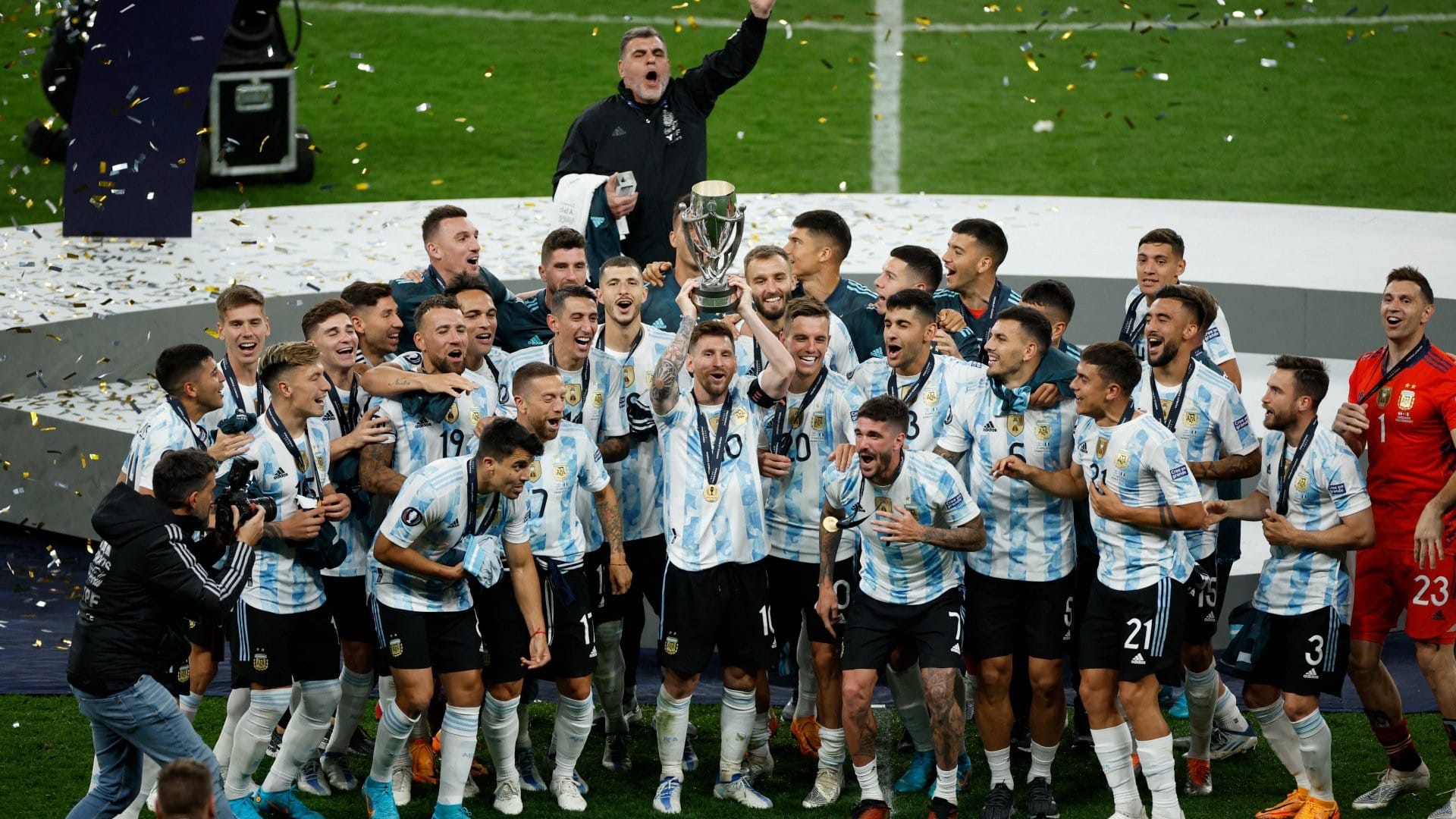 Lionel Messi team Argentina showed strength in Europe before qatar world cup 2022 won another Finalissima title by defeating Italy