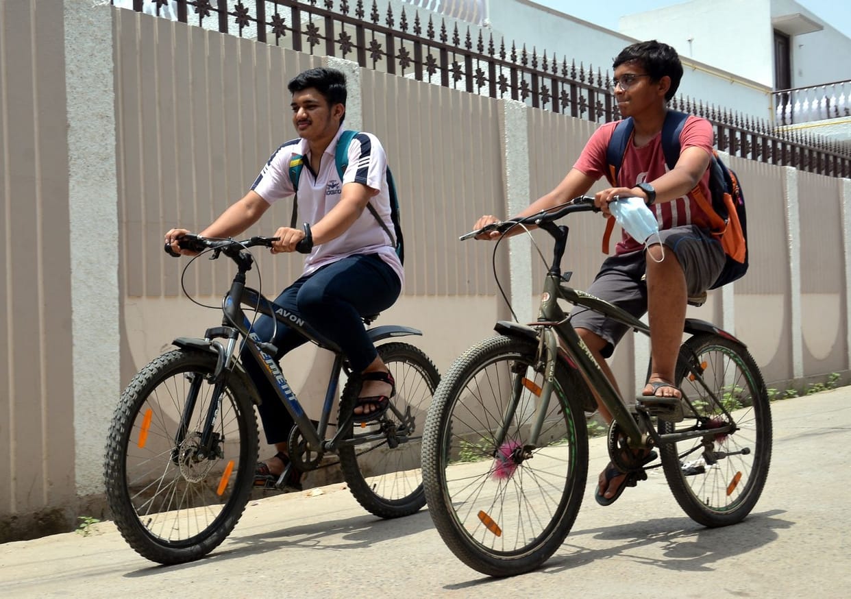 There was a time when people saw the bicycle, people used to say ride like this