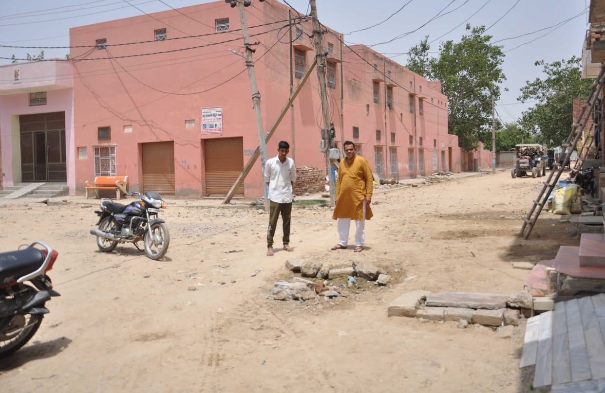 Even after five months, the remaining work of laying the drinking water line under the Municipal Corporation Amrut scheme could not be tendered.