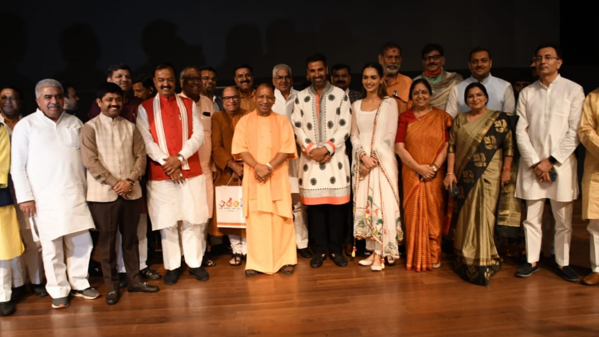 Screening of Samrat Prithviraj in Lokbhawan Lucknow.