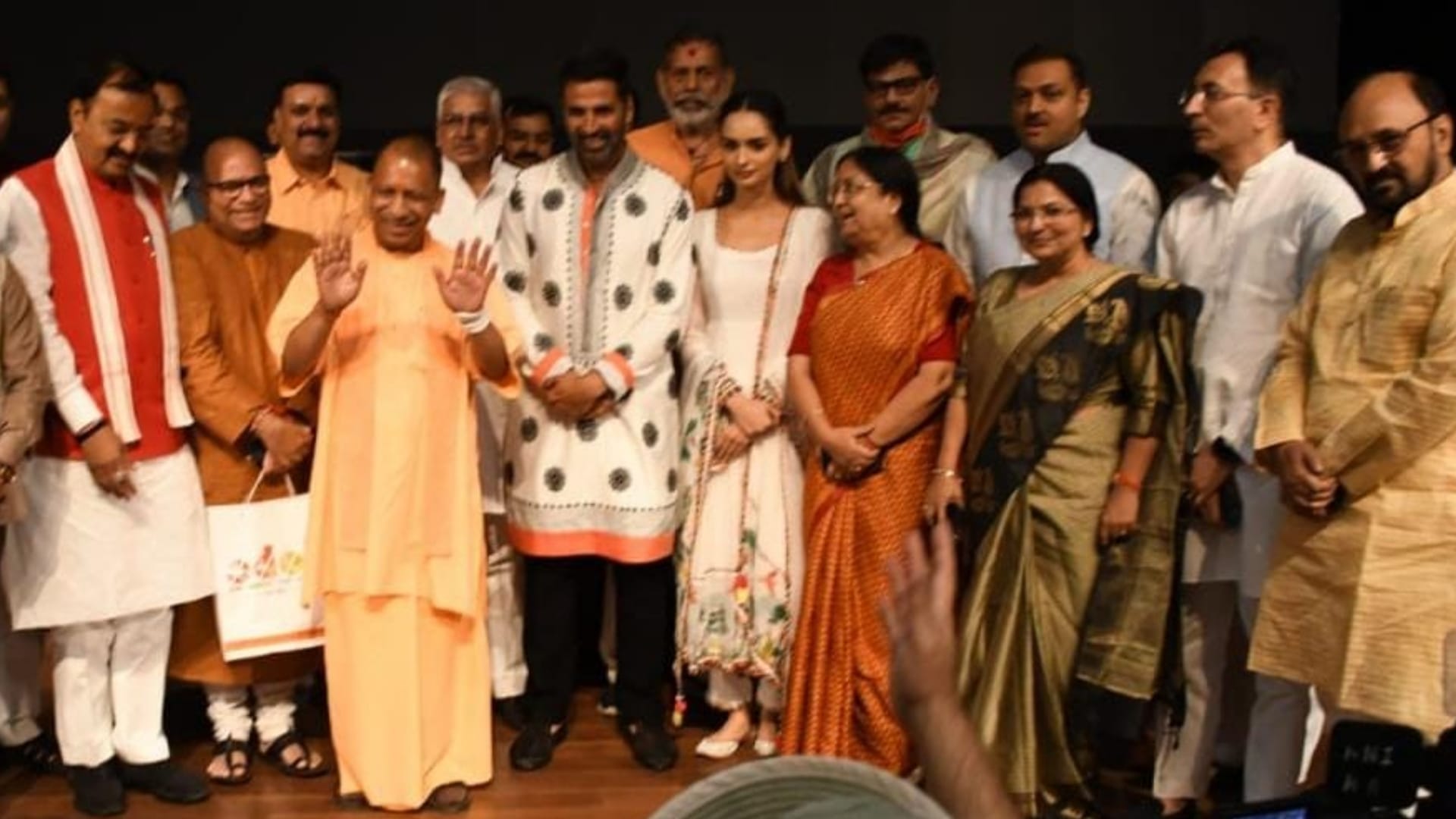 Screening of Samrat Prithviraj in Lokbhawan Lucknow.