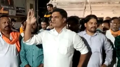 tension in baran after attack on shopkeepers Police force deployed on spot
