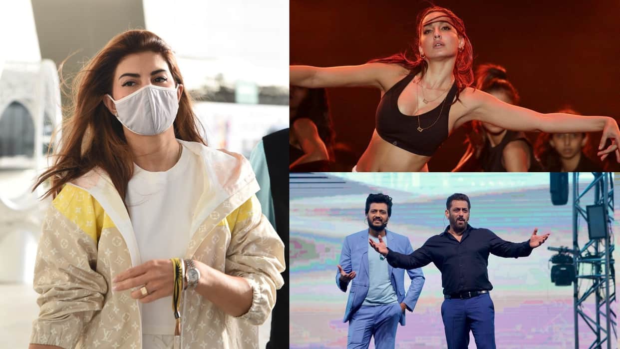 IIFA 2022 updates Jacqueline Fernandez has arrived in Abu Dhabi to attend IIFA and Salman Riteish Shahid Nora rehearsed to perform
