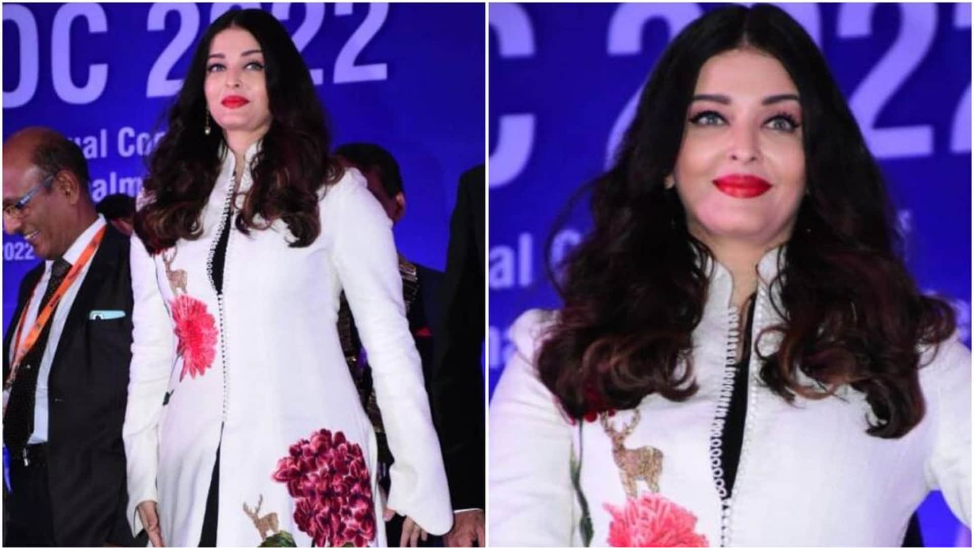 aishwarya rai bachchan gets troll for her black dress and makeup at iifa awards 2022