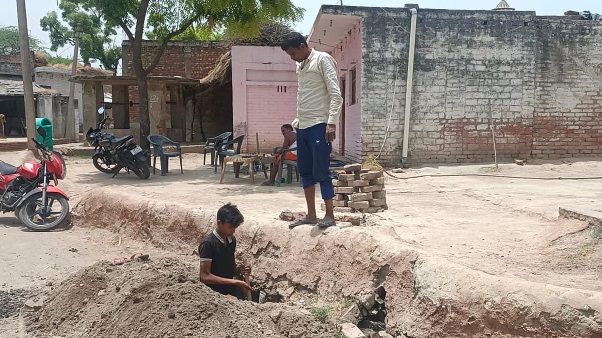Every house water, every house tap scheme is giving water in papers