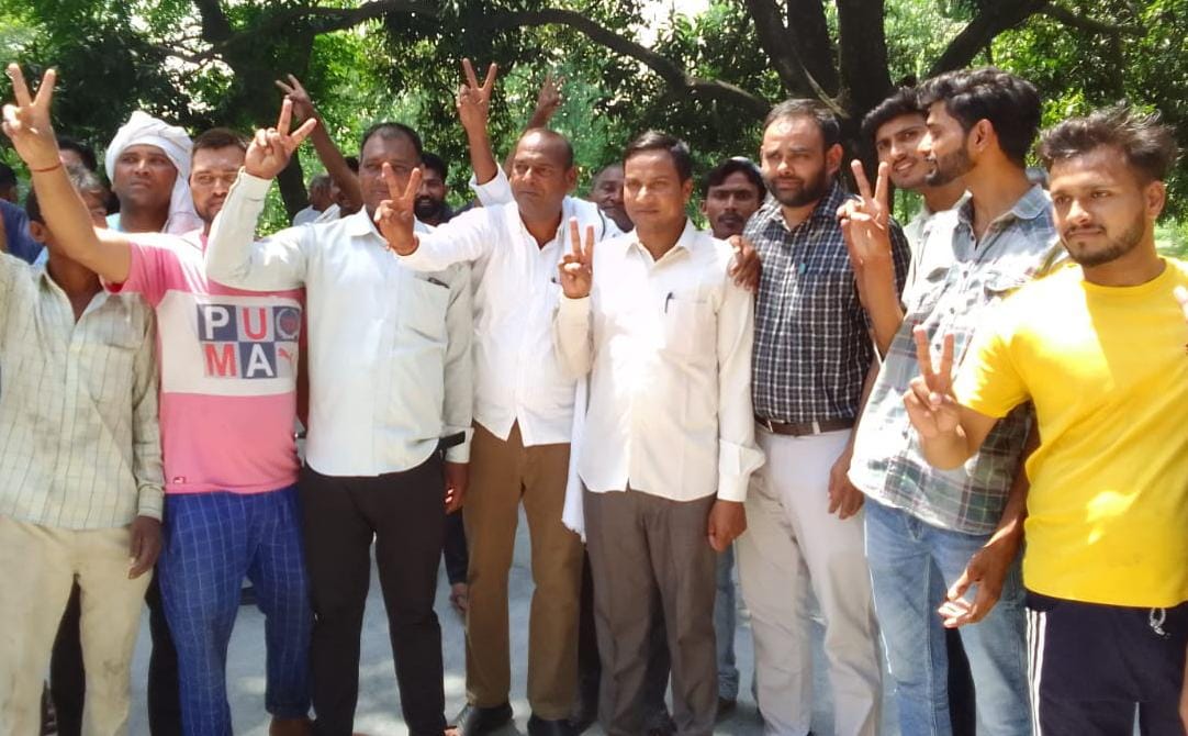 Manish victorious in the election of ration seller