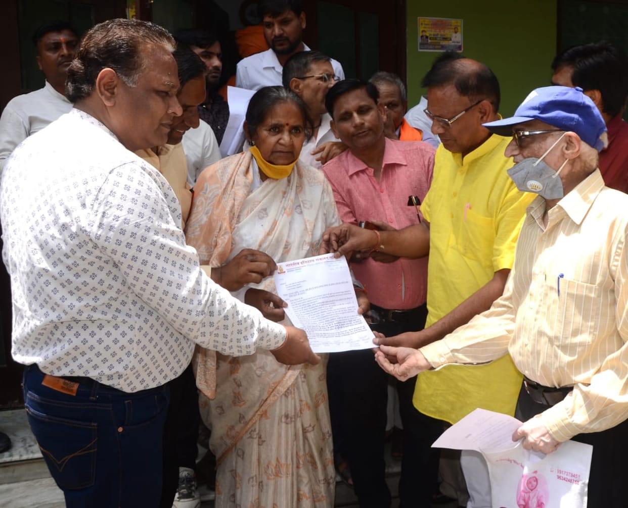 Memorandum submitted to Minister of State, Independent Charge, demanding to declare Sambhal city as a tourist destination