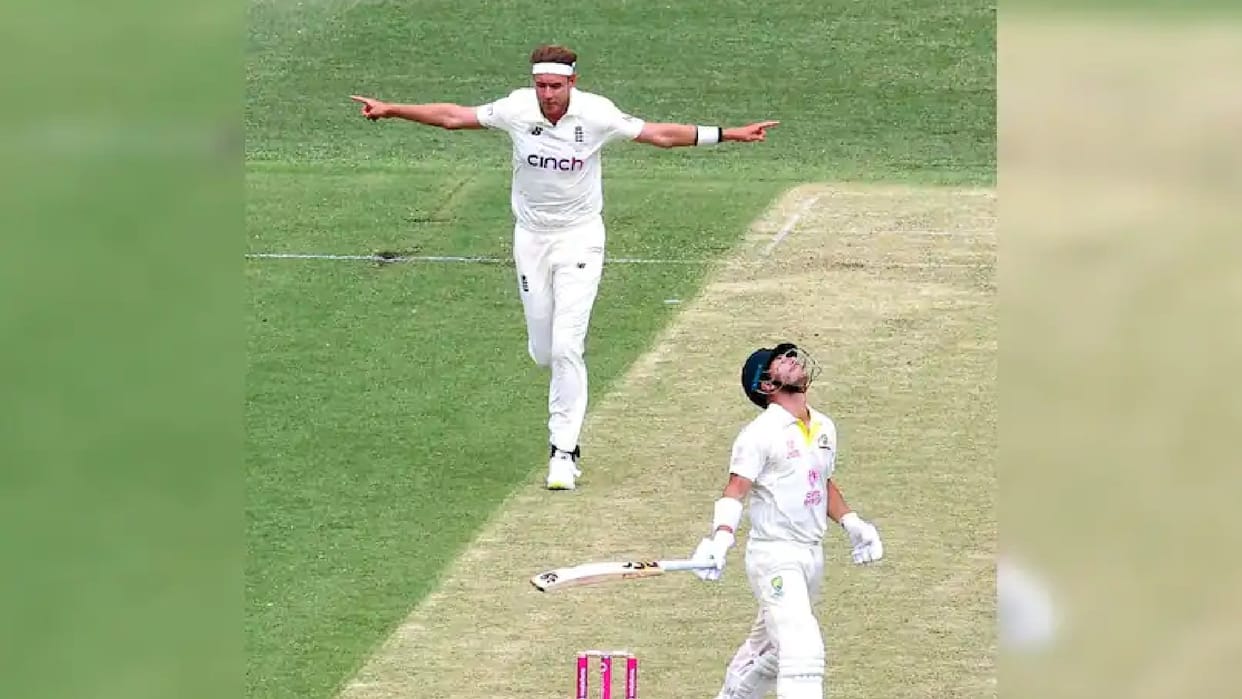 Stuart Broad dismissed Devon Conway in ENG vs NZ test David Warner said I Feel your Pain