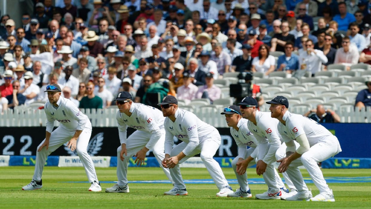 England Captain Ben Stokes Place Six Fielder in Slip in ENG vs NZ Test