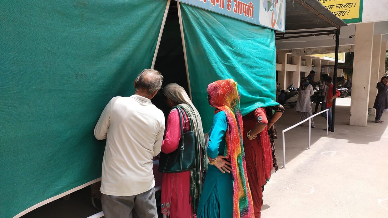 Six corona infected including four women who came to OPD