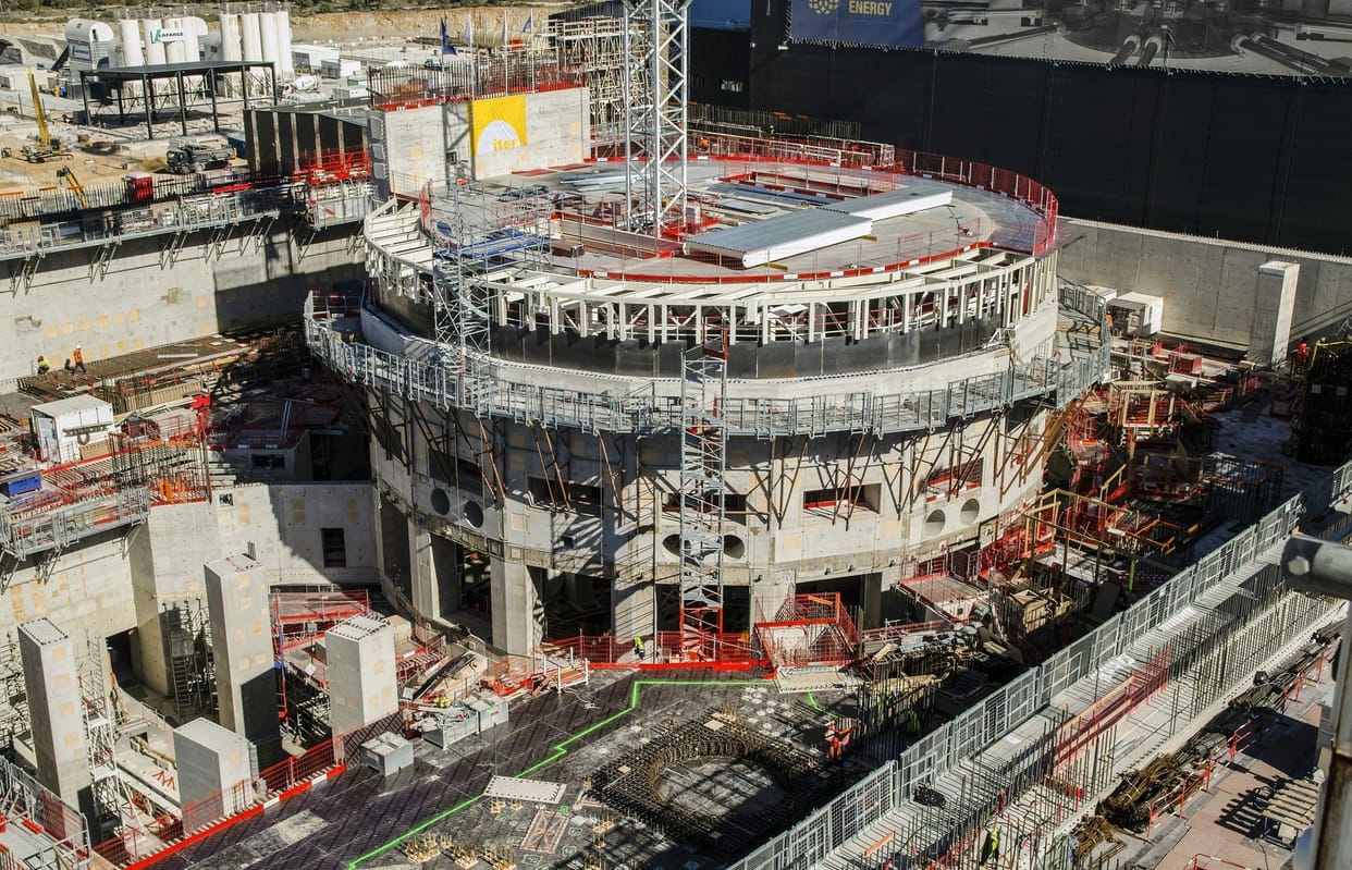 A project to generate nuclear power using fusion technology which is used in stars and sun, is underway in france