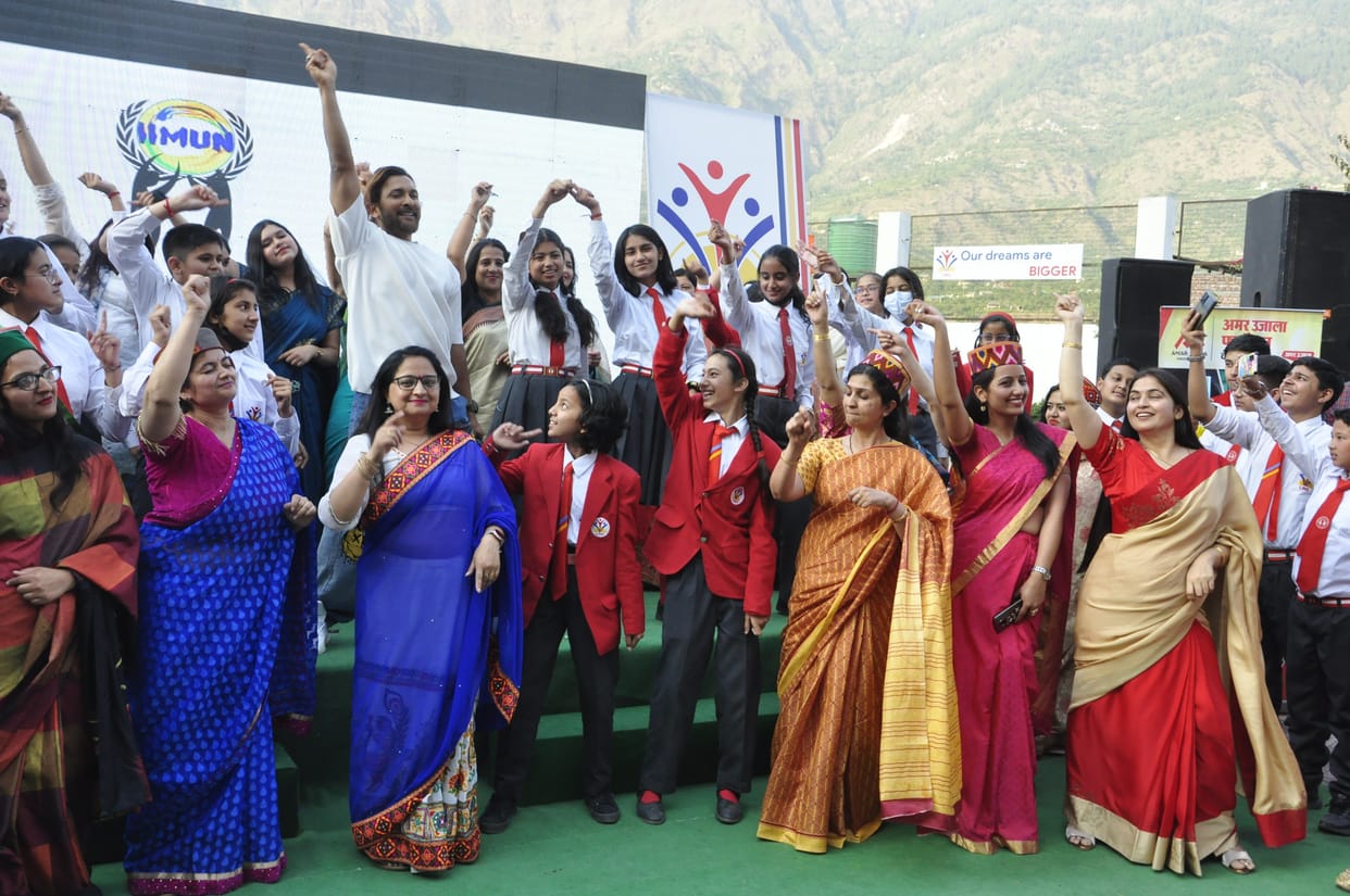 Bollywood choreographer Terence Lewis taught the nuances of dance to the students
