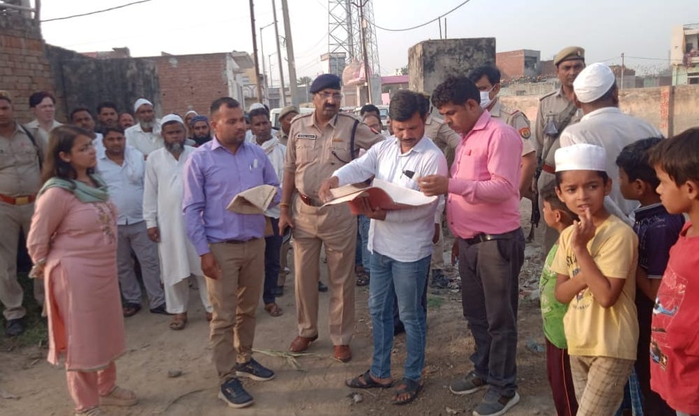 Notice issued for vacating the cremation ground