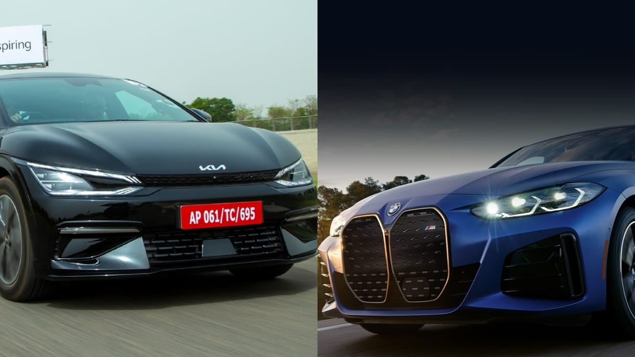 Kia EV6 vs BMW i4 Electric Car Features Specifications and Price Comparison News in Hindi