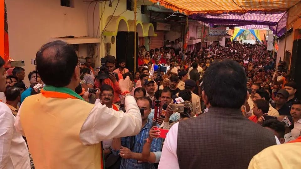 CM in Jabalpur: Choupal in Jabalpur, CM Shivraj said – the goal of the central and state governments is poor welfare