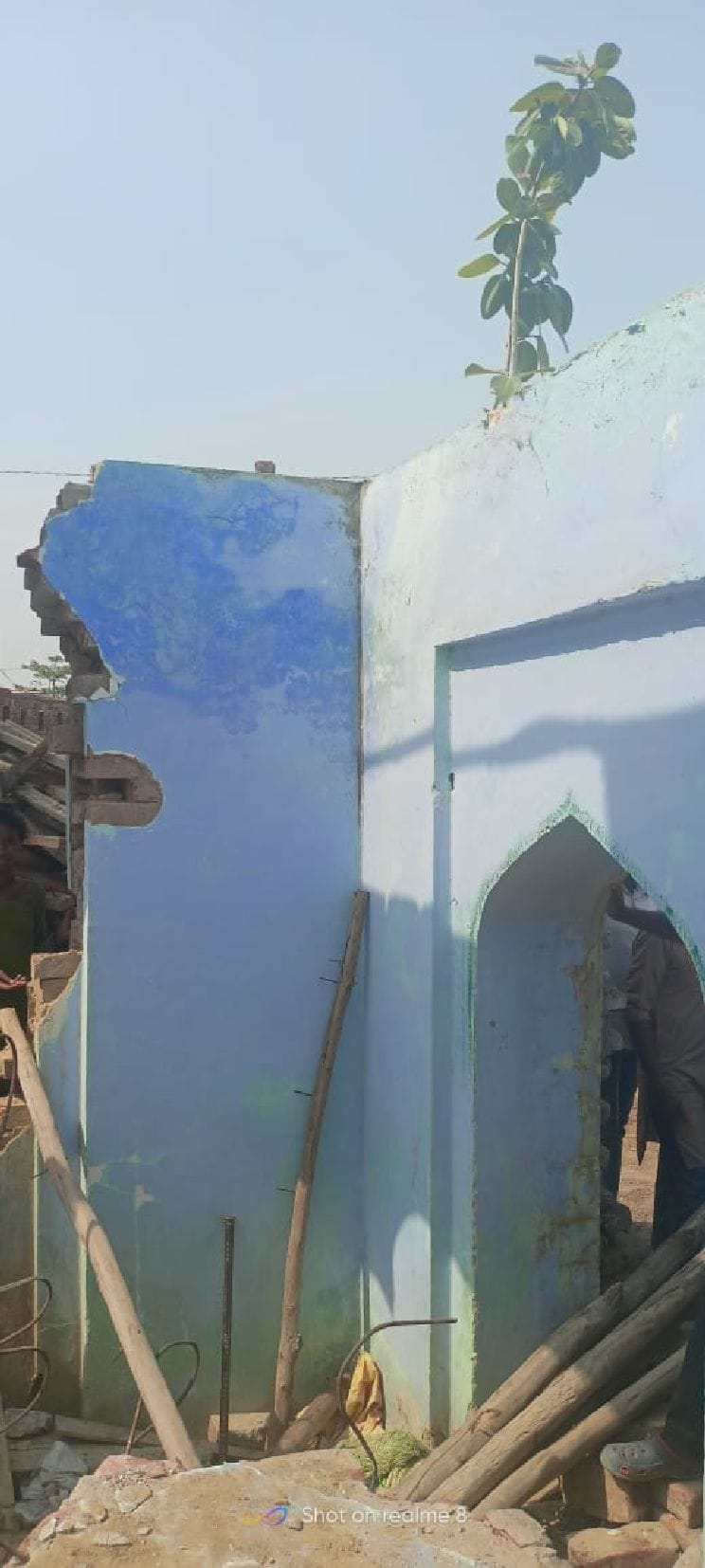 Mosque's roof collapsed during Namaz, two killed, seven injured
