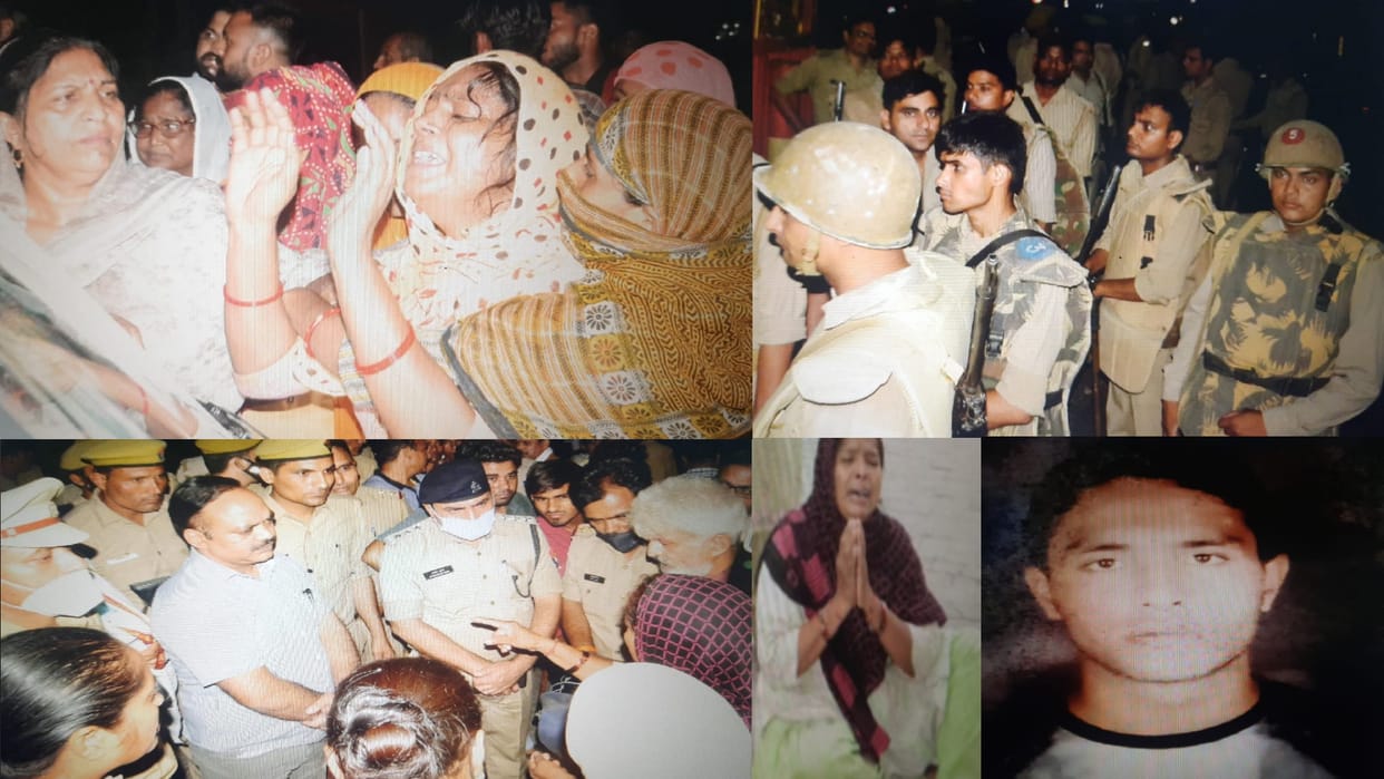 Victim family members are demand for arrest of BJP leader and family of girl In case of Akash death in Shamli
