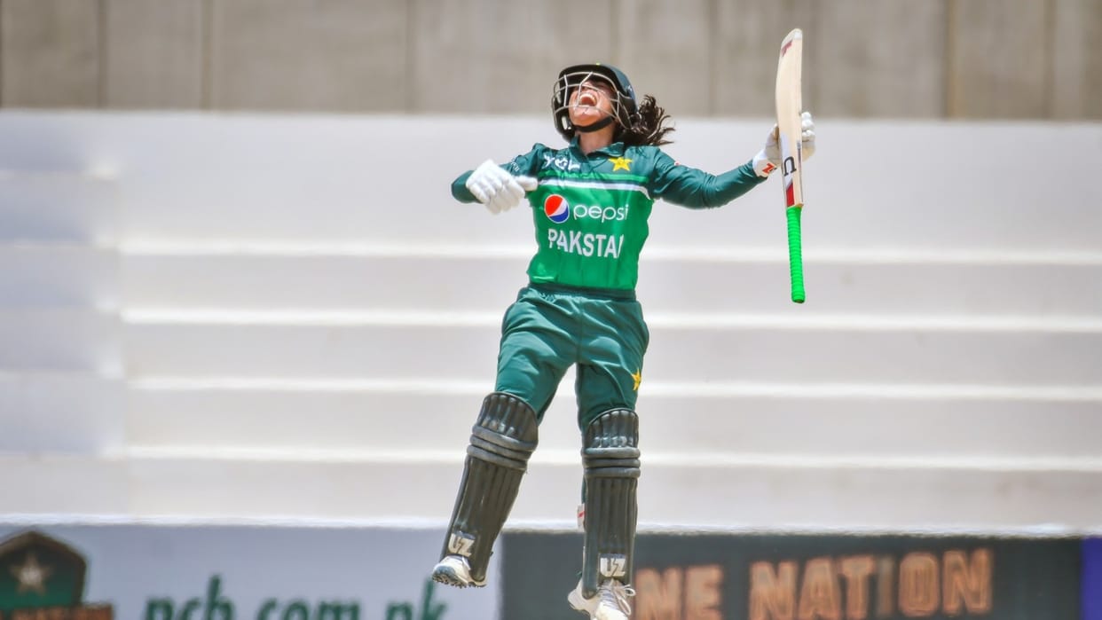 Pakistan's opening pair made century partnership in WODI for first time Muneeba ali and Sidra Ameen made record