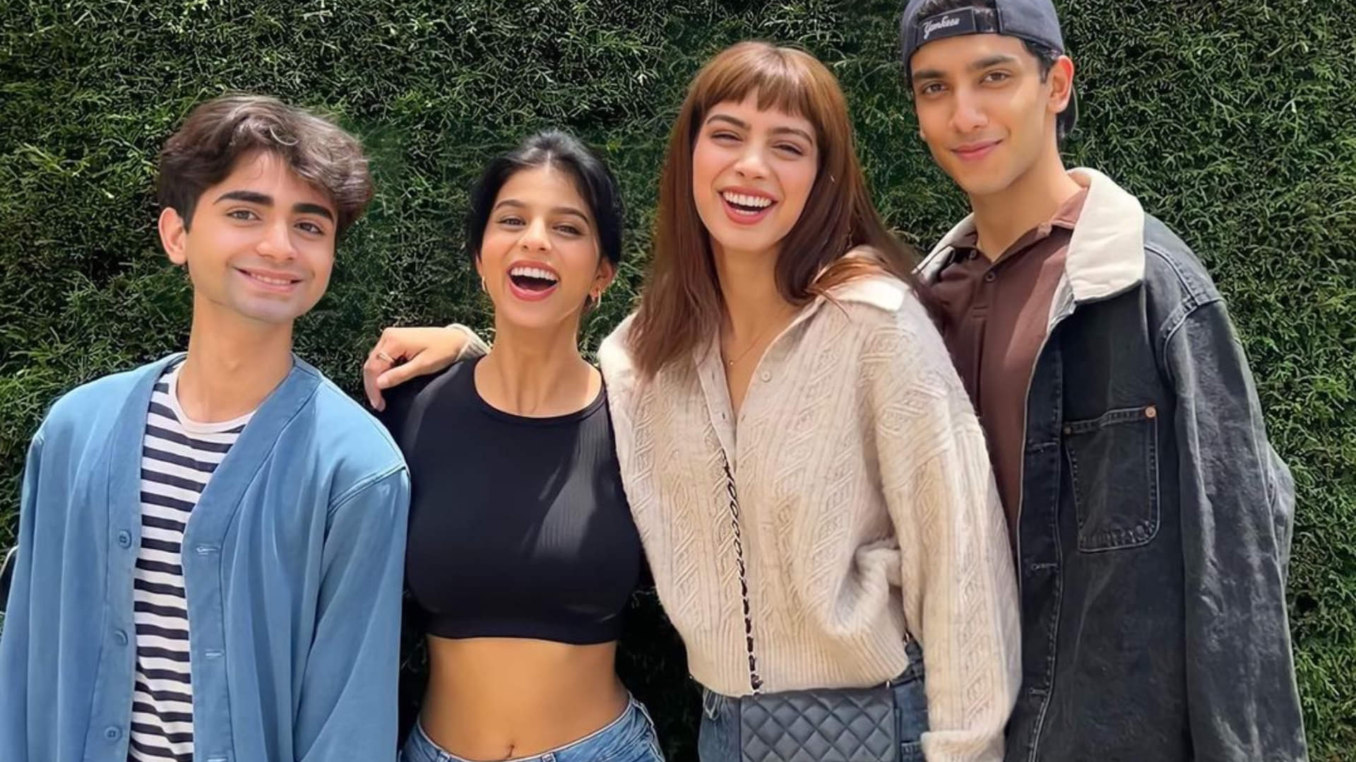 Shahrukh Khan's Daughter Suhana Khan Looks Stylish In Ice Blue Figure Hugging Dress For Airport Look