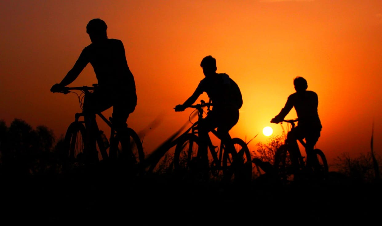 Friendship increased with a bicycle, now the ride of health has become