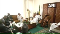 Vice President M Venkaiah Naidu along with Indian delegation visits the National Assembly of Senegal 