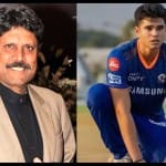 अर्जुन तेंदुलकर और कपिलदेव