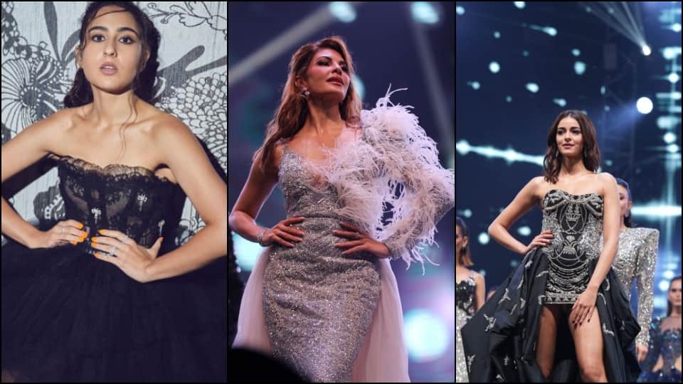 IIFA 2022 Jacqueline Fernandez ananya pandey and Sara Ali Khan take limelight in award night