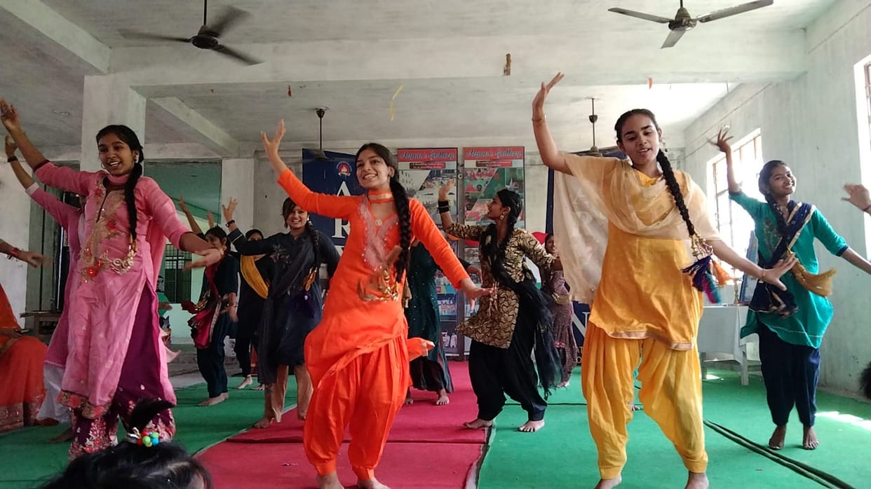 Children exhibited self-made artefacts in summer camp