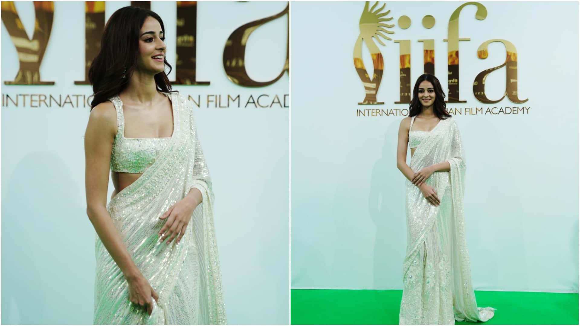 Ananya Pandey Sharvari Wagh salman khan vicky kaushal arrives at IIFA 2022 green carpet Celebrities look