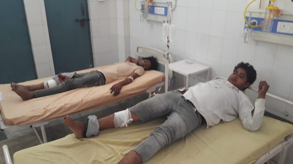encounter between police and miscreants in moradabad three criminals arrested
