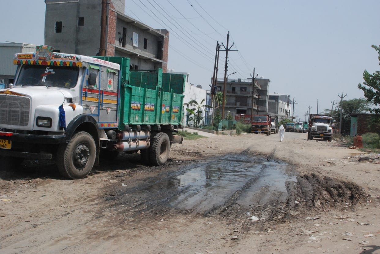 Basic facilities in the industrial area are poor
