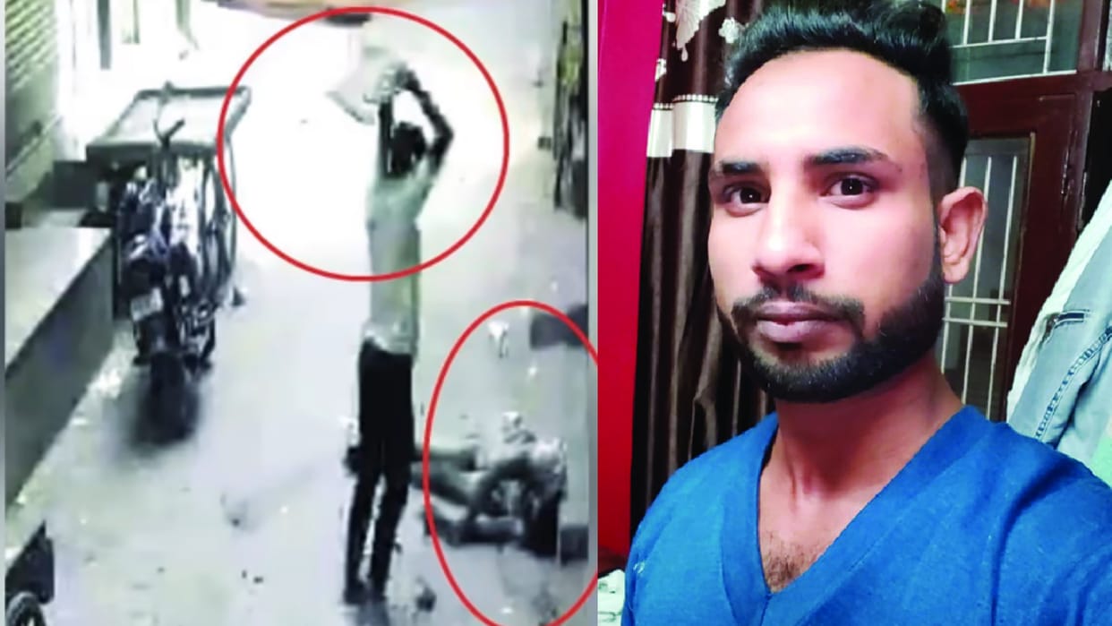 Delhi Murder Young man killed in dispute over money transaction in delhi see cctv photos