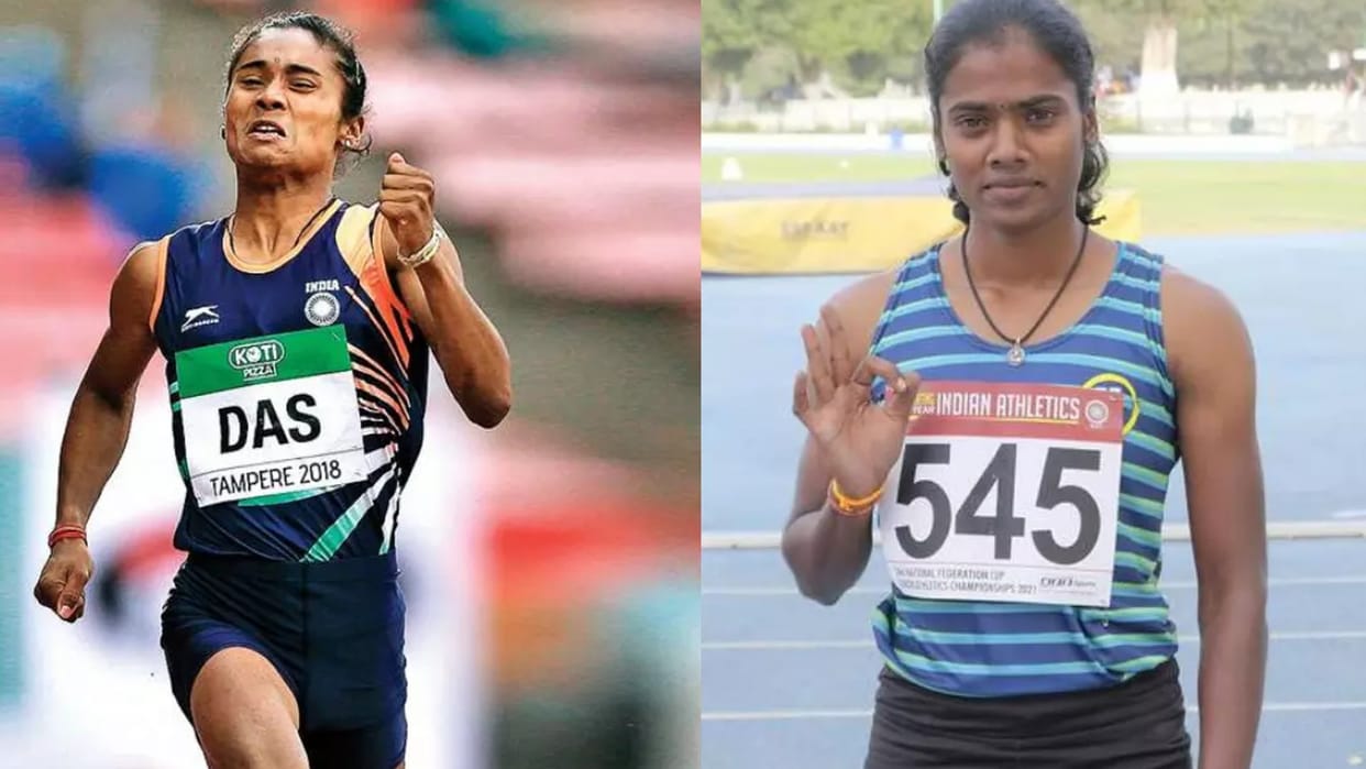 Sprinter dhanalakshmi sekar beats hima das in 100 meter and 200 meter race in Erzurum Sprint International Cup