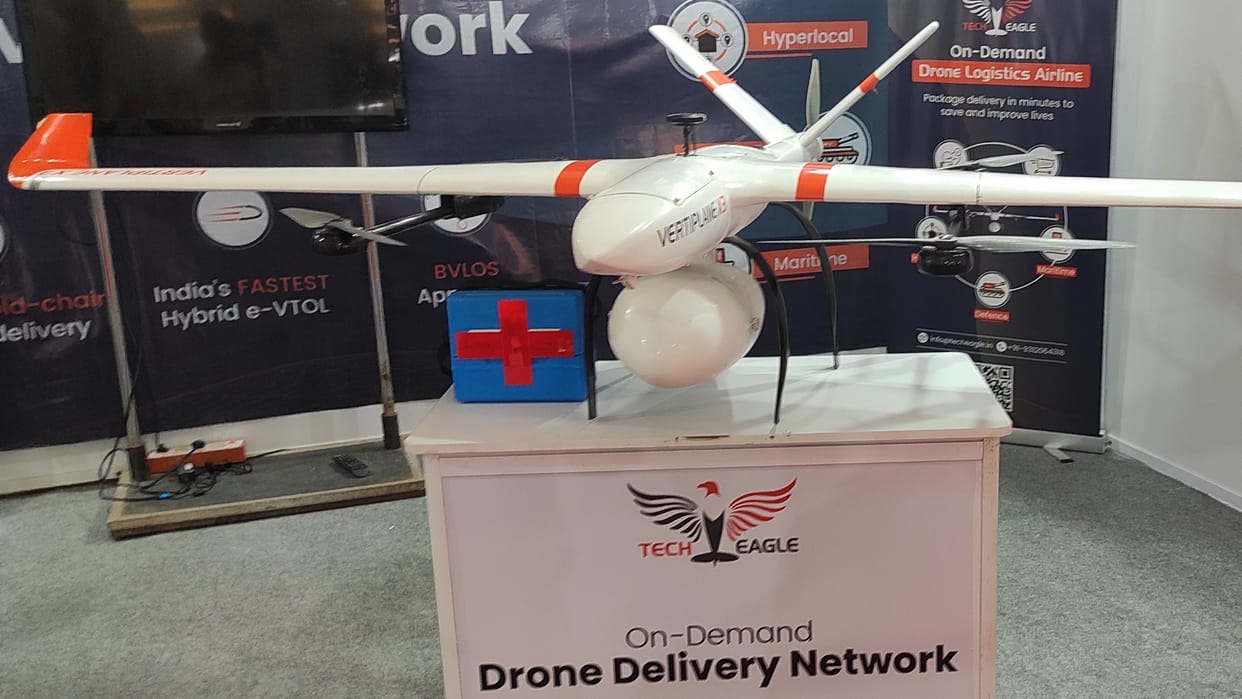 Drown will deliver medicines with speed of 120 KM per hour.
