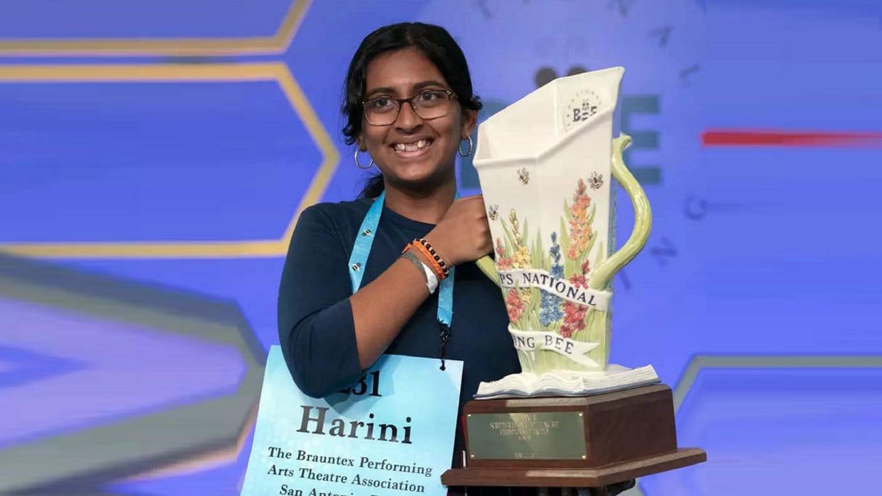 Indian origin Harini Logan National Scripps Spelling Bee Winner