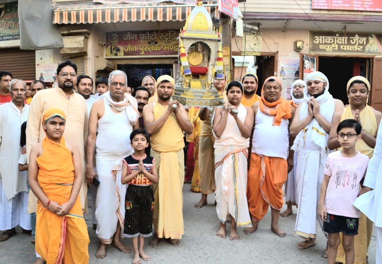 Palki procession taken out with pomp in Kandhla