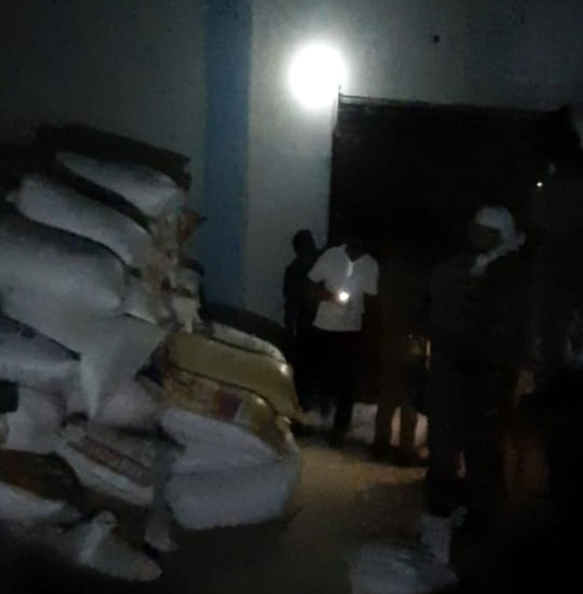 Raide at Ration warehouse in Madrak, 242 quintals of rice seized
