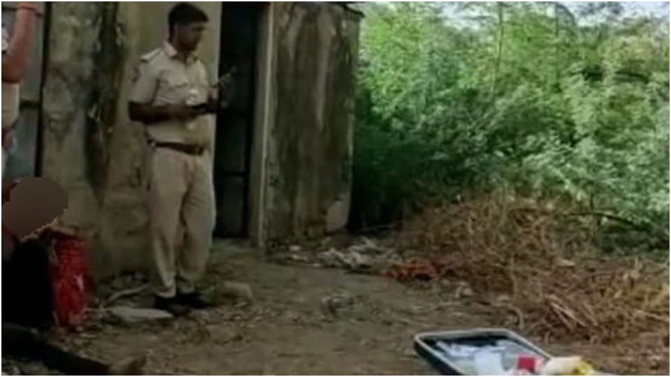 Nine year old girl murdered in Jaipur naked body found lying on road