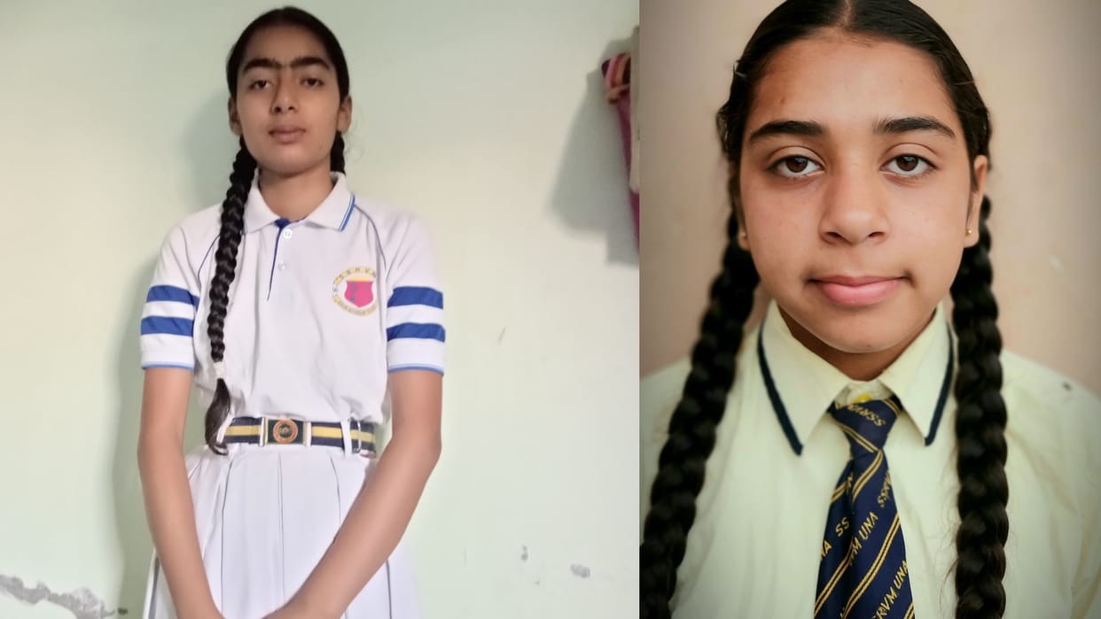SSRVM Sen Sec School Una Nandini and Sadagi selected for LEAD Super 100 programme