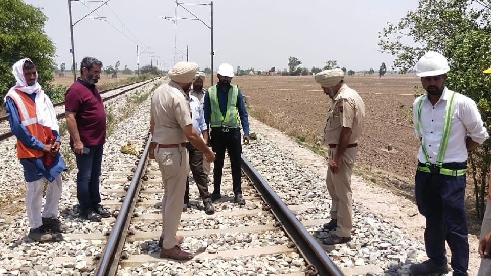 Railway track laid for supplying coal to Rajpura Thermal Plant was damaged