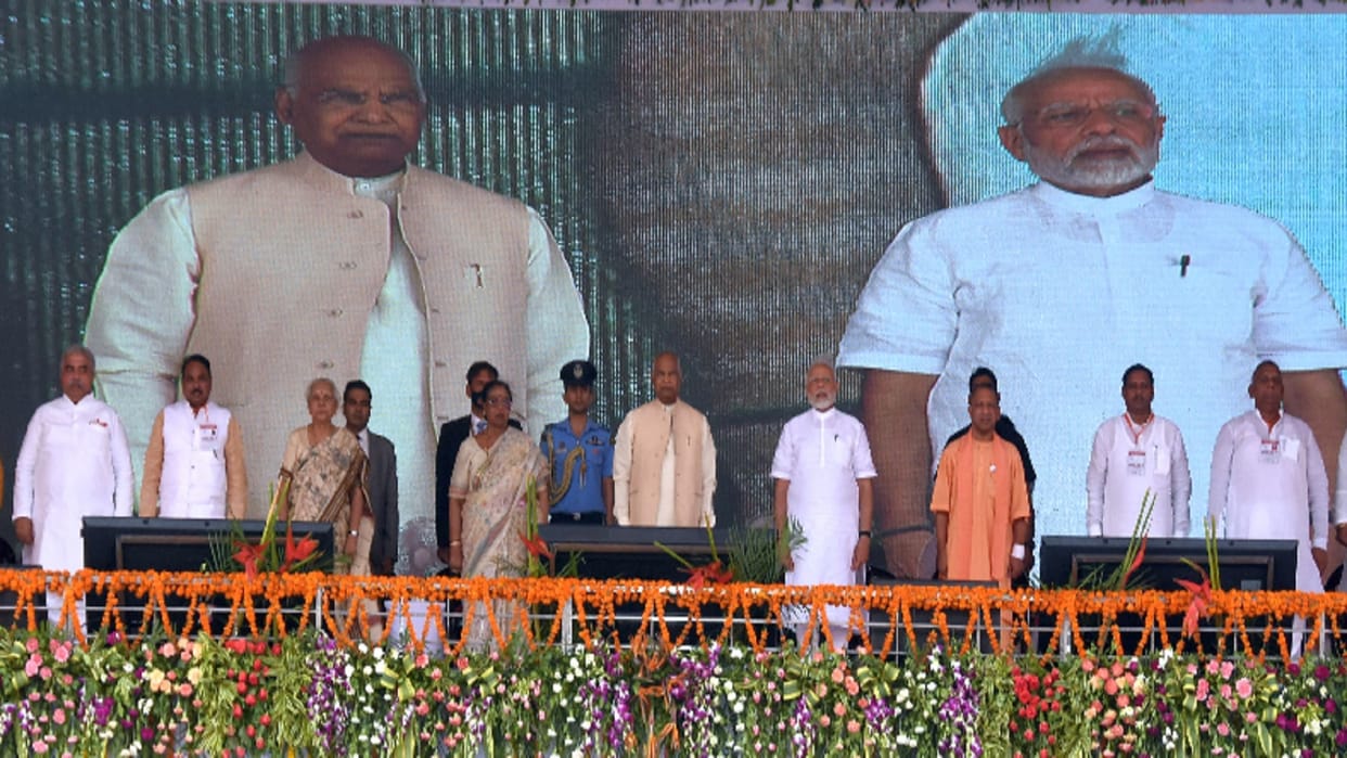 President ramnath kovind welcomed PM to his village by breaking the protocol, Modi said, was feeling embarrassed