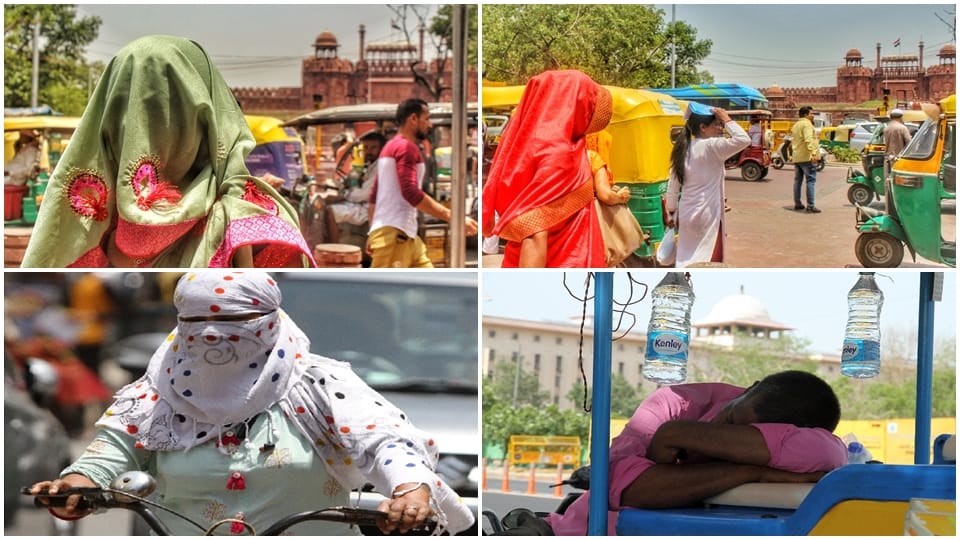 delhi weather saturday the hottest in five years in delhi yellow alert issued for Sunday