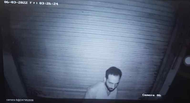 Attempted theft in hardware shop by uprooting the shutter