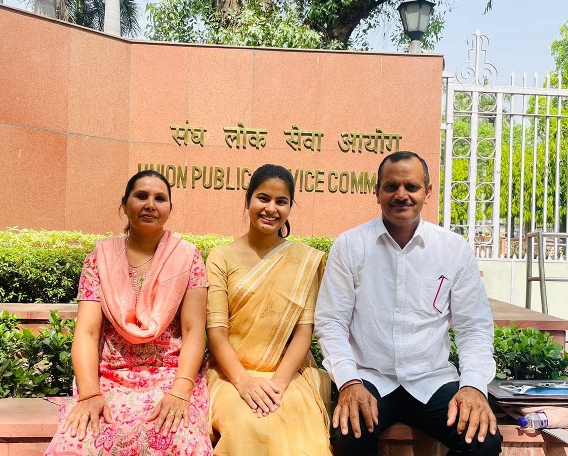 After staying at home for two years, Muskaan achieved success by working hard.