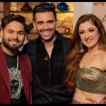 दीपक चाहर की शादी के रिसेप्शन में ऋषभ पंत
